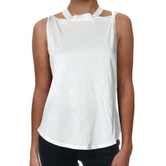 Free People | Solid Side Knot Tie Knit Tank Top - Picture 1 of 6
